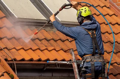 Démoussage et hydrofuge de toiture à Fontaines
